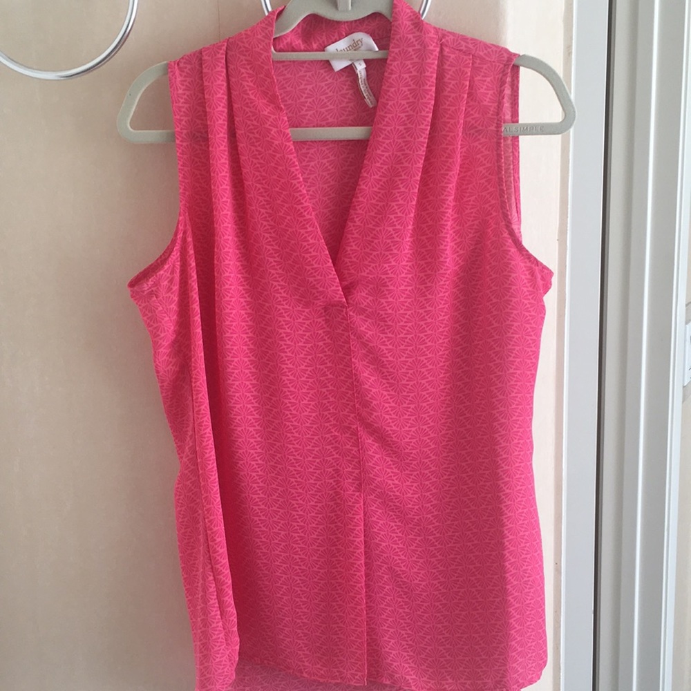 Pink Laundry by Shelli Segal tank top